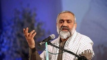 هشدار بسیار جدی سردار نقدی به ترامپ/ سر جایت بنشین بیادب هشدار بسیار جدی سردار نقدی به ترامپ/ سر جایت بنشین بیادب